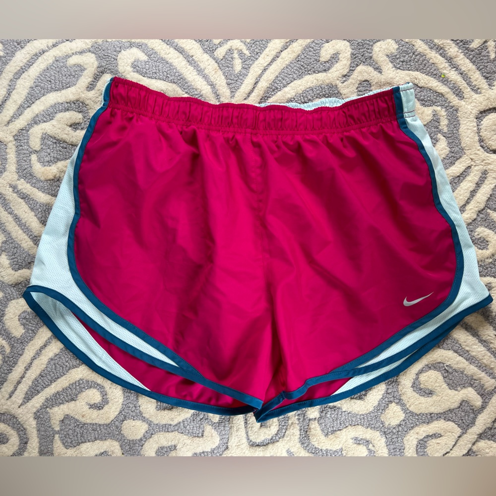 Nike Dri fit women’s athletic running shorts with built in briefs XL